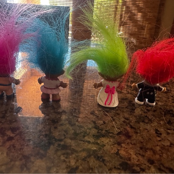 Colorful Troll Dolls Set - Picture 2 of 3